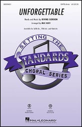 Unforgettable SATB choral sheet music cover